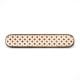 Handcrafted Wooden Drawer Handle with Geometric Inlay In Pair (8 Inch)