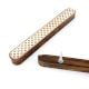 Handmade Wooden Dresser Handle with Geometric Inlay In Pair (12 Inch)