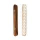 Handmade Wooden Dresser Handle with Geometric Inlay In Pair (12 Inch)