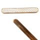 Handmade Wooden Dresser Handle with Geometric Inlay In Pair (12 Inch)