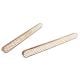 Wooden Drawer Handle with Geometric Inlay In Pair (18 Inch)