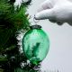 Green Decorative Star Glass Hanging Ornament