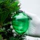 Green Decorative Star Glass Hanging Ornament