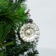 Silver Vintage Mercury Glass Christmas Tree Ornament