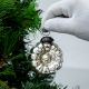 Silver Vintage Mercury Glass Christmas Tree Ornament
