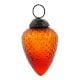 Amber Vintage Glass Christmas Tree Ornament