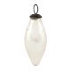 Silver Vintage style Mercury Glass Christmas Ornament