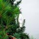 Silver Vintage style Mercury Glass Christmas Ornament