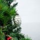 Silver Vintage style Glass Christmas Ornament