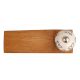 2 Pieces Black Leaf Ceramic Floral Wooden Door Stopper