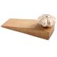2 Pieces Cream Golden Leaf Big Melon Ceramic Wooden Door Stopper