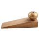 2 Pieces Golden Ceramic Wooden Door Stopper