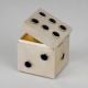 Handcrafted Silver Dice Design Storage Box Keepsake