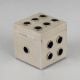 Handcrafted Silver Dice Design Storage Box Keepsake