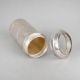 Handcrafted Silver Kumkum Box Cylindrical Storage Container