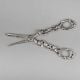 Handcrafted Pure Silver Grape Shears Vintage Fruit Scissors