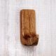 Small Natural Wooden No Drill Adheshive Wall Hook
