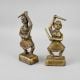 Handcrafted Brass Tribal Musician Figurines In Set