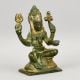 Handcrafted Brass Devi Murti Antique Finish Pooja Idol
