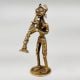 Handcrafted Brass Tribal Musician Murti Folk Art Showpiece