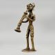 Handcrafted Brass Tribal Musician Murti Folk Art Showpiece