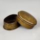 Handcrafted Brass Dabbi Murti Storage Box Vintage