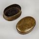 Handcrafted Brass Dabbi Murti Storage Box Vintage