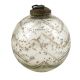 Silver Mercury Glass Christmas Hanging Ornament