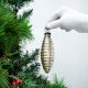 Silver Vintage Mercury Glass Christmas Ornament