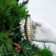 Silver Vintage Mercury Glass Christmas Ornament