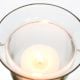 Clear Glass Hanging Tealight Candle Holder