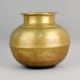 Handcrafted Brass Wide Mouth Lota Traditional Pooja Vessel