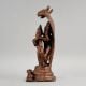 Handcrafted Copper Vishnu Lakshmi Sheshnag Idol Statue