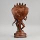 Handcrafted Copper Vishnu Lakshmi Sheshnag Idol Statue
