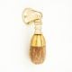 Natural Wooden Brass Drop Kitchen Cabinet Drawer Knob