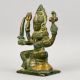 Handcrafted Brass Mariamman Murti Antique Finish Pooja Idol