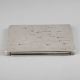 Vintage Silver Travel Map Cigarette Case with Route Engraving