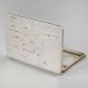 Vintage Silver Travel Map Cigarette Case with Route Engraving