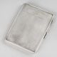 Vintage Hallmarked Sterling Silver Monogram Cigarette Case