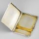 Vintage Hallmarked Sterling Silver Monogram Cigarette Case