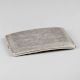 Vintage Engraved Silver Cigarette Case with Elephant Motif