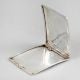 Vintage Engraved Silver Cigarette Case with Elephant Motif