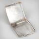 Vintage Hallmarked Sterling Silver Monogram Cigarette Case