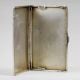 Vintage Hallmarked Sterling Silver Cigarette Case with Crest Detail