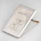 Vintage Sterling Silver Egyptian Scene Cigarette Case