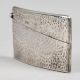 Vintage Hallmarked Sterling Silver Hammered Cigarette Case