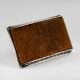 Vintage Hallmarked Silver Desk Blotter with Ribbed Knob