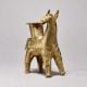 Handmade Brass Horse Candle Holder in Fine Tribal Art