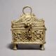 Vintage Handmade Brass Jewelry Box for Antique Collection Storage
