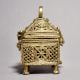Vintage Handmade Brass Jewelry Box for Antique Collection Storage